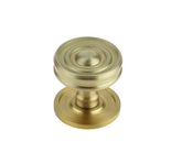 Bloomsbury Cupboard Knobs  Satin Brass - Burlington Range